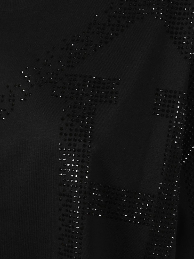 rhinestone-embellished logo t-shirt 3