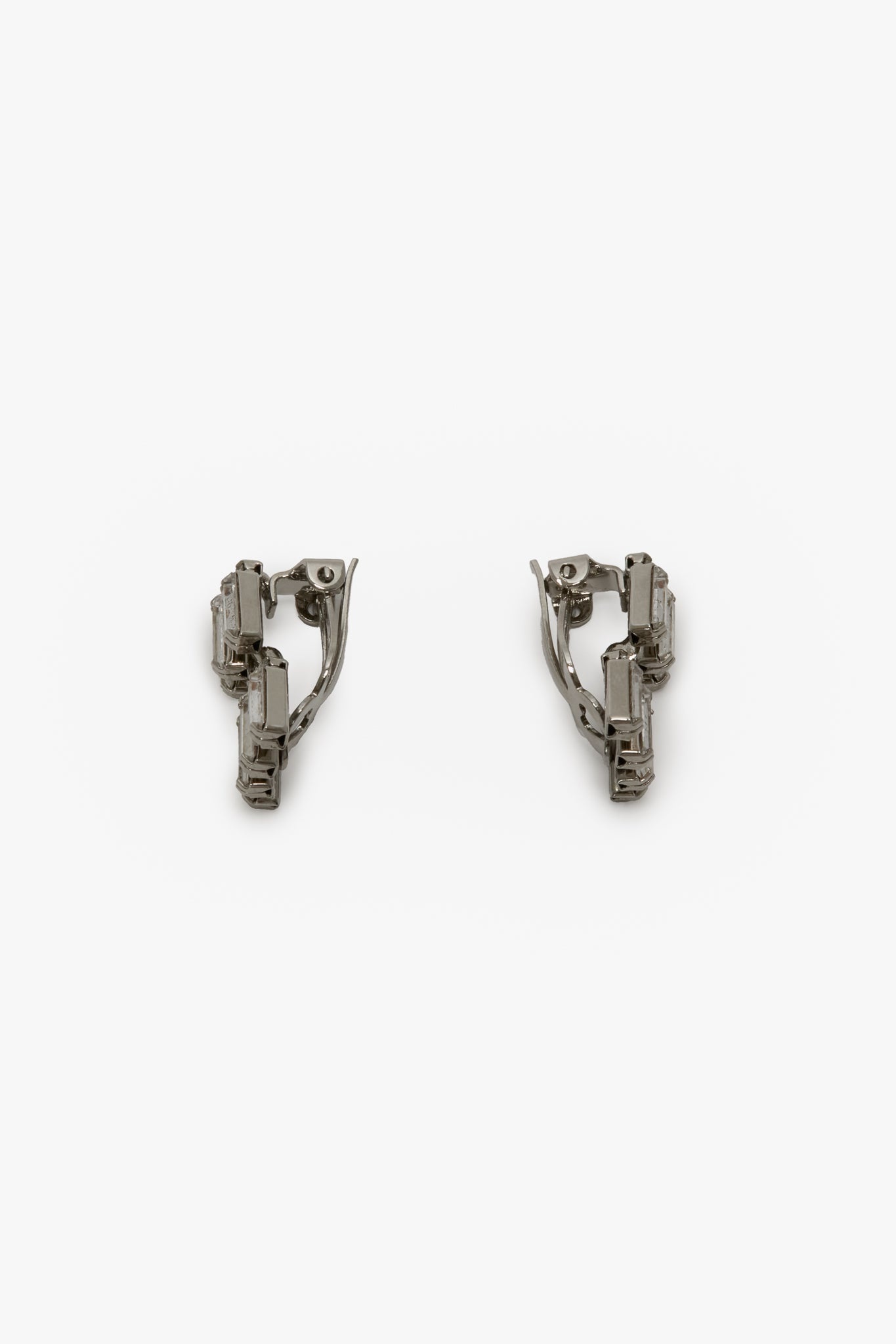 Crystal Clip Earrings - 3