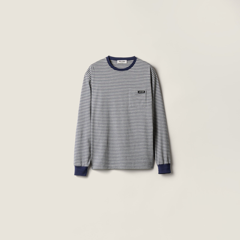 Long-sleeved jersey T-shirt 1