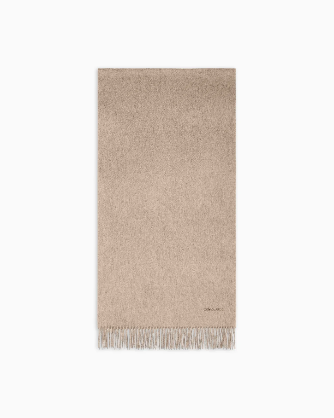 CASHMERE STOLE WITH FRINGING - 1