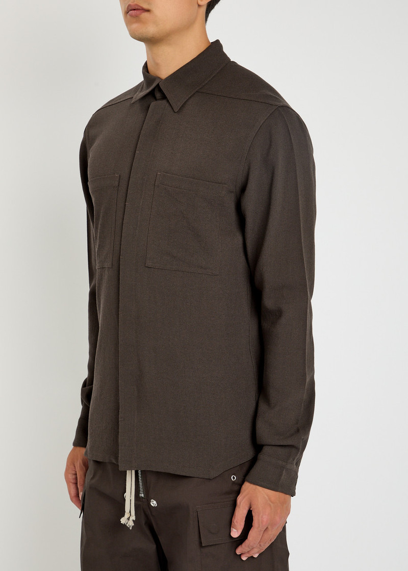 Rick Owens Rick Owens Work Wool Shirt outlook