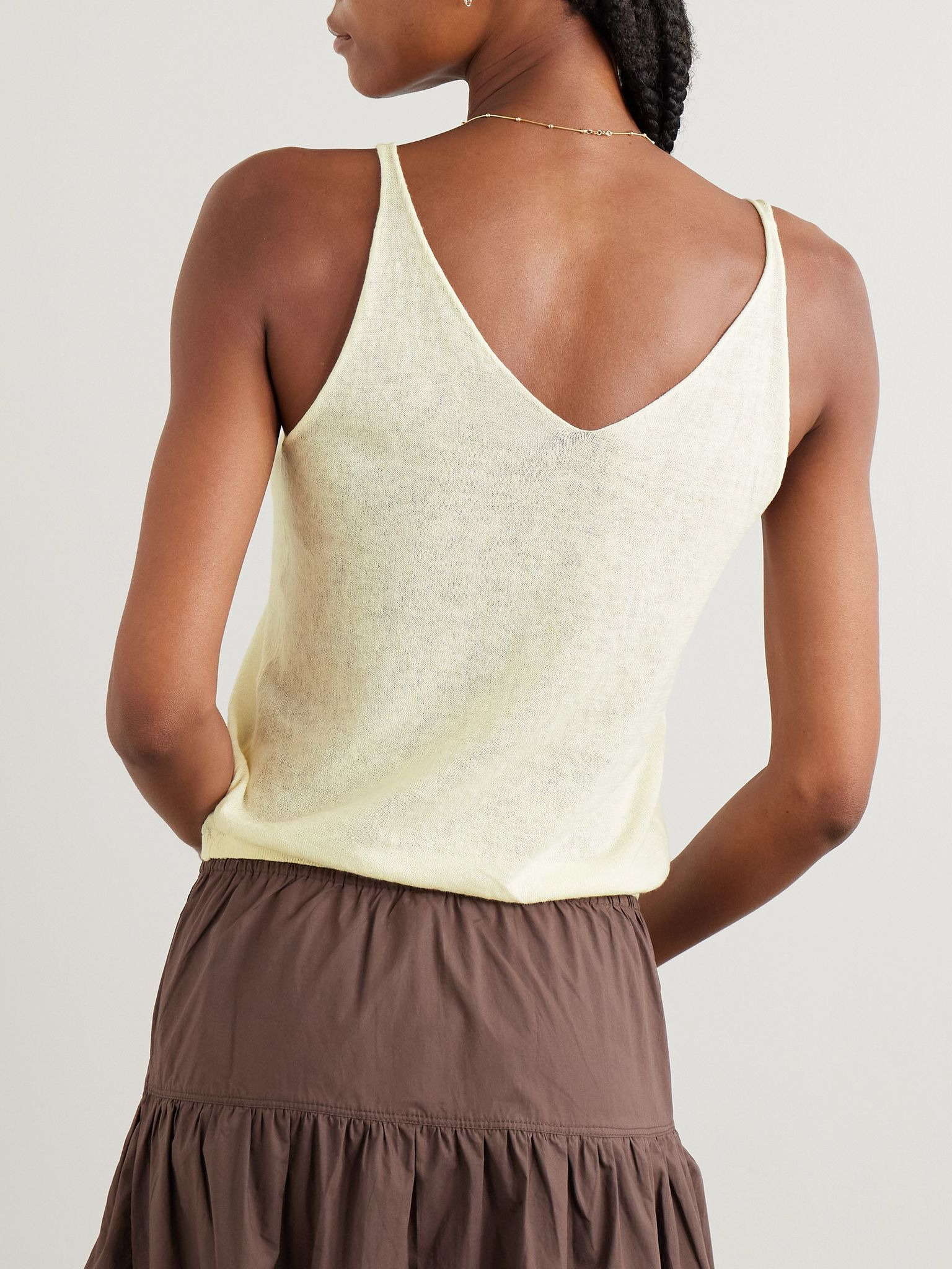 Organic cotton tank Off-white - 3