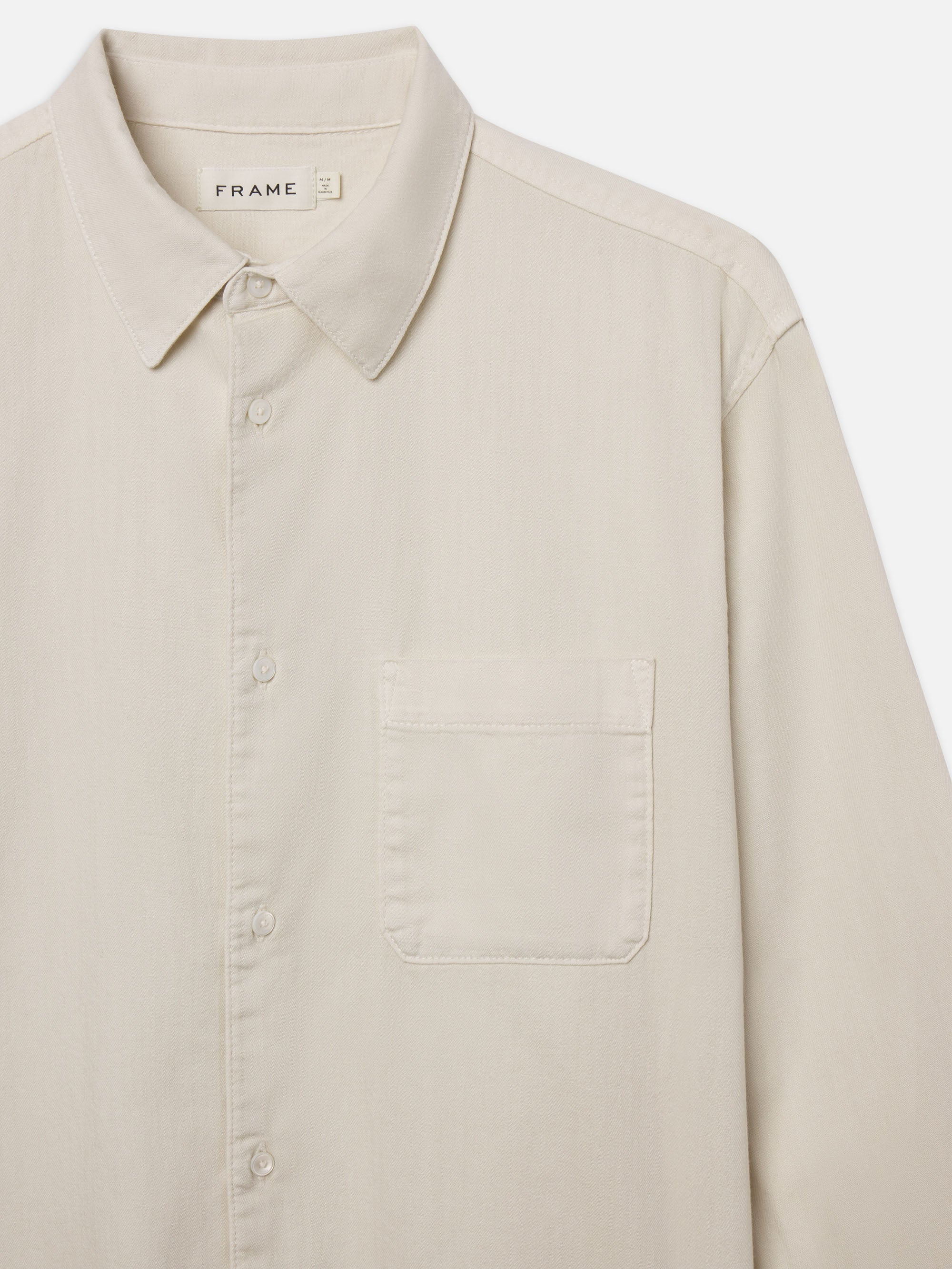 Modern Shirt in Warm White - 2