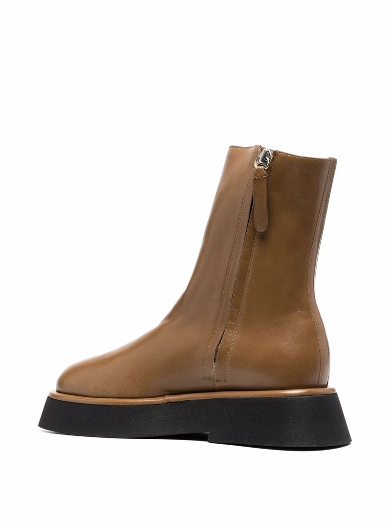 zip-up leather boots 3