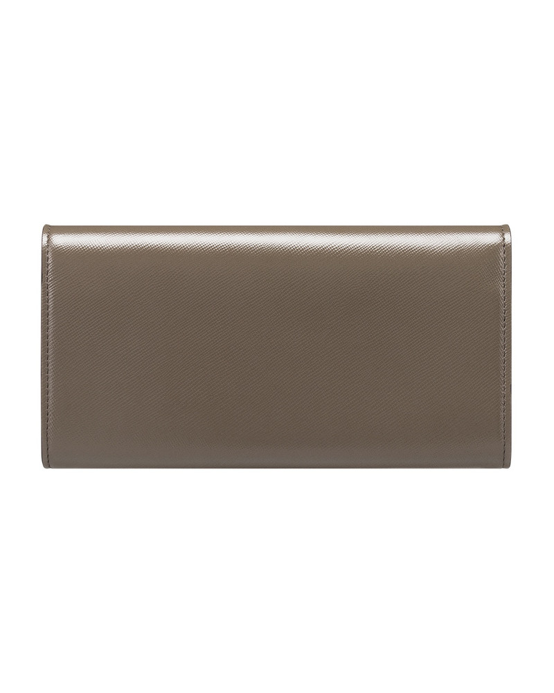 TAUPE CONTINENTAL WALLET 4