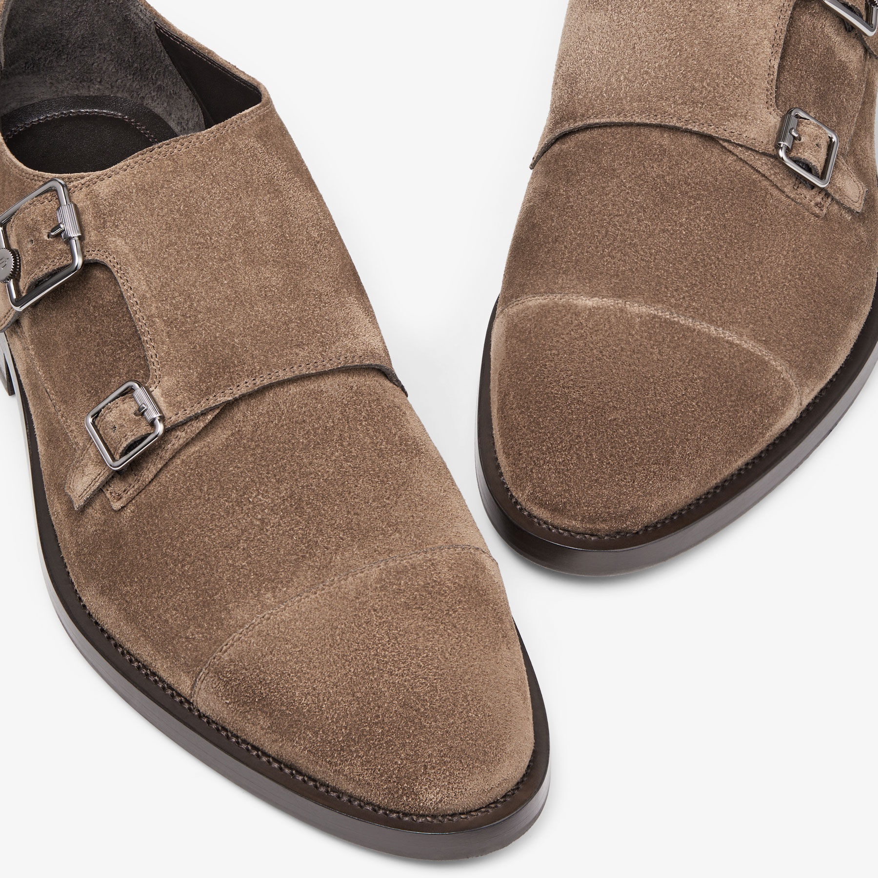 Finnion Monkstrap
Oak Velvet Suede Shoes - 3