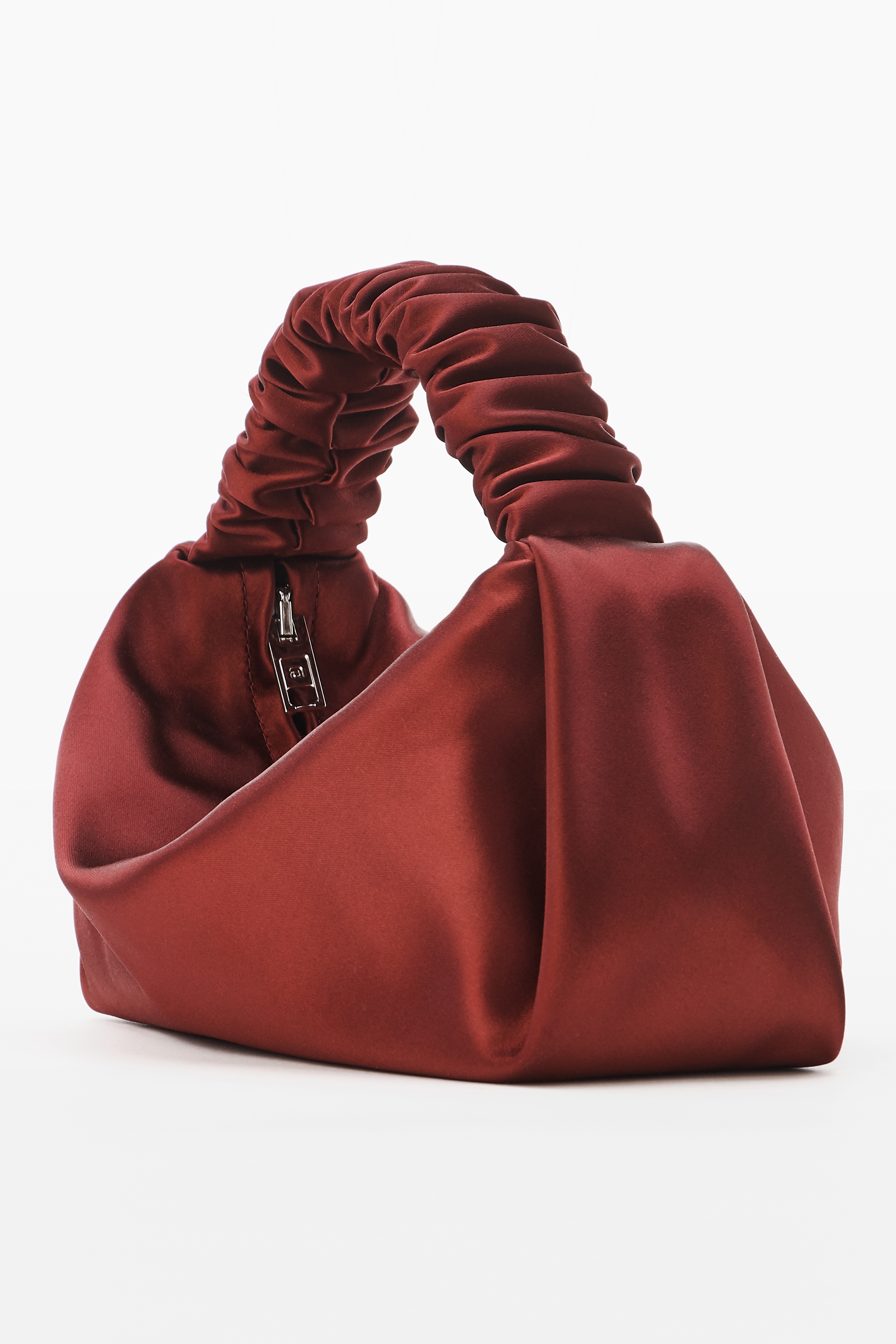 SCRUNCHIE MINI BAG IN SATIN - 2