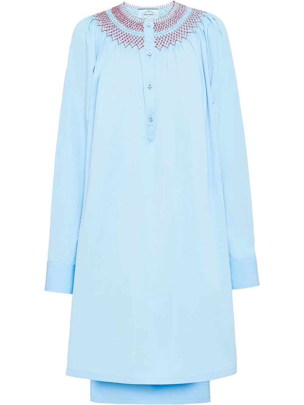 smock poplin dress - 1