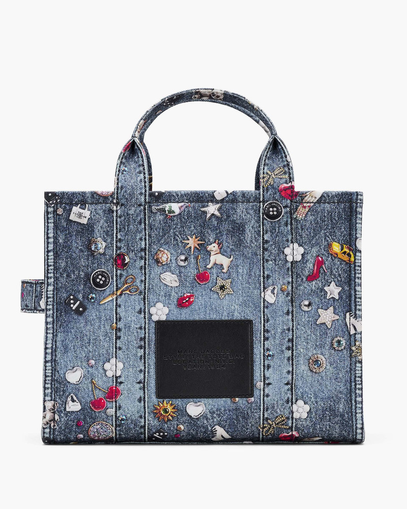 THE TROMPE L'OEIL TRINKET CANVAS MEDIUM TOTE BAG 3