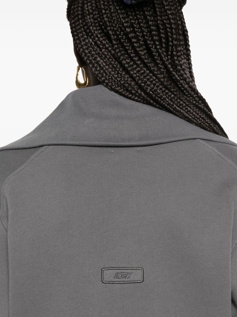 zip-up sweatshirt - 5