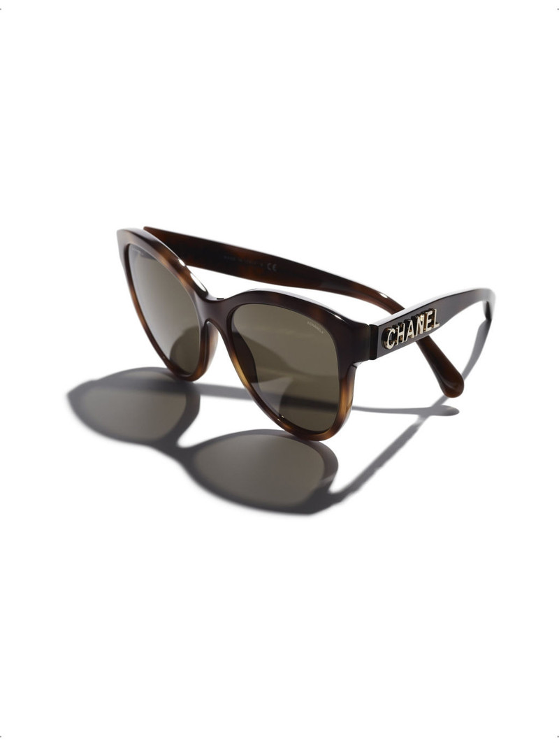 CH5458 Pantos tortoiseshell-print round-frame acetate sunglasses 4