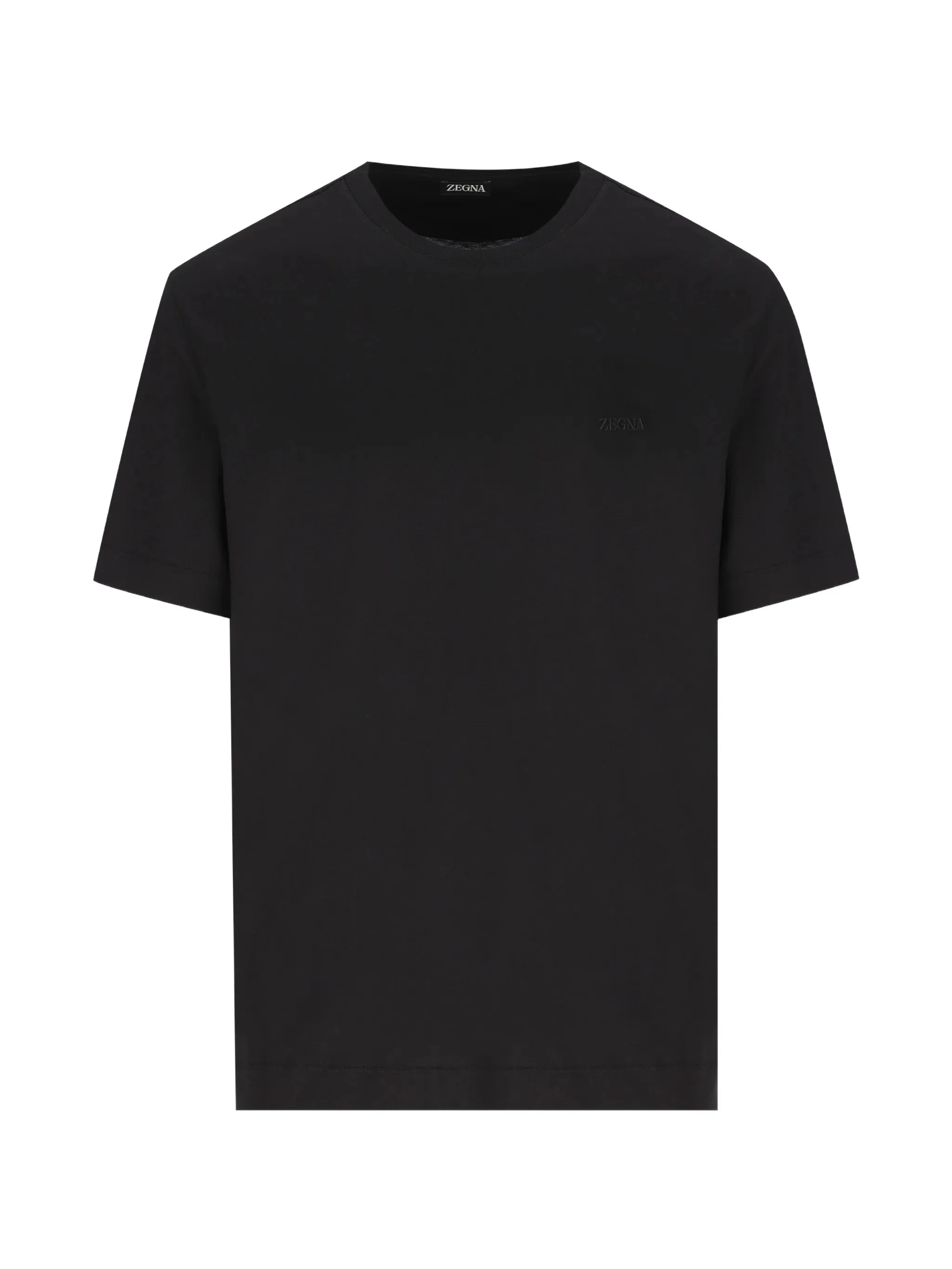 Zegna Logo-embroidered T-shirt - 1
