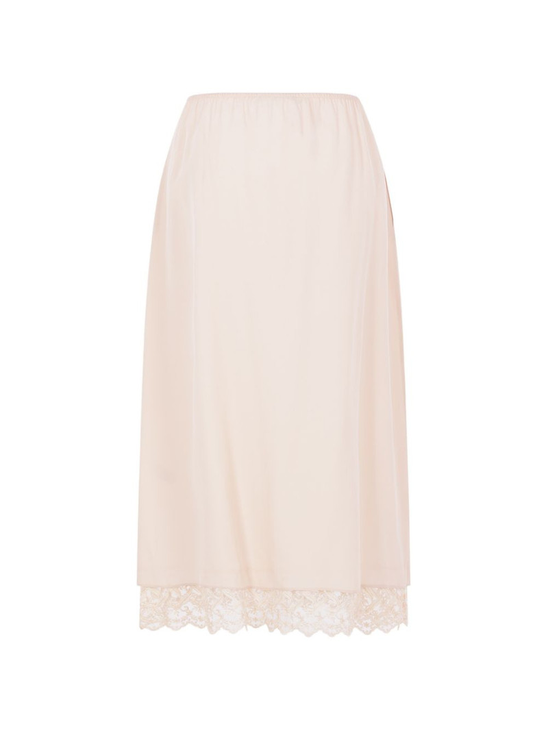 Simone Rocha lace-trim midi skirt outlook