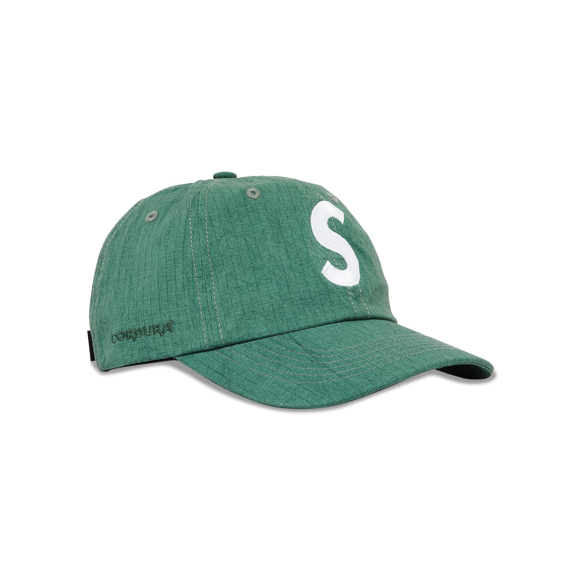 Supreme Supreme Cordura Ripstop S Logo 6-Panel 'Green' | REVERSIBLE