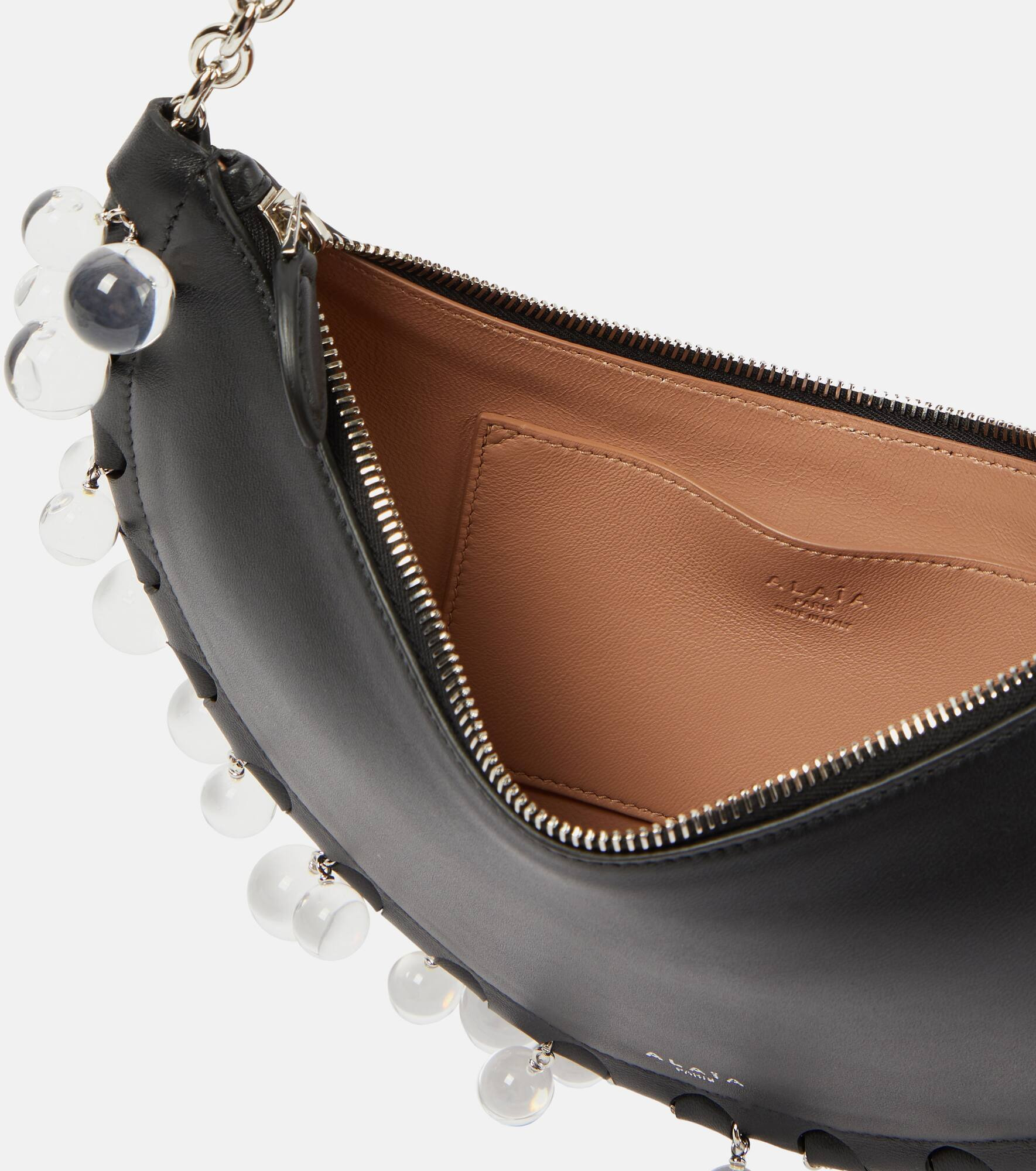 Demi-Lune Small leather shoulder bag - 3