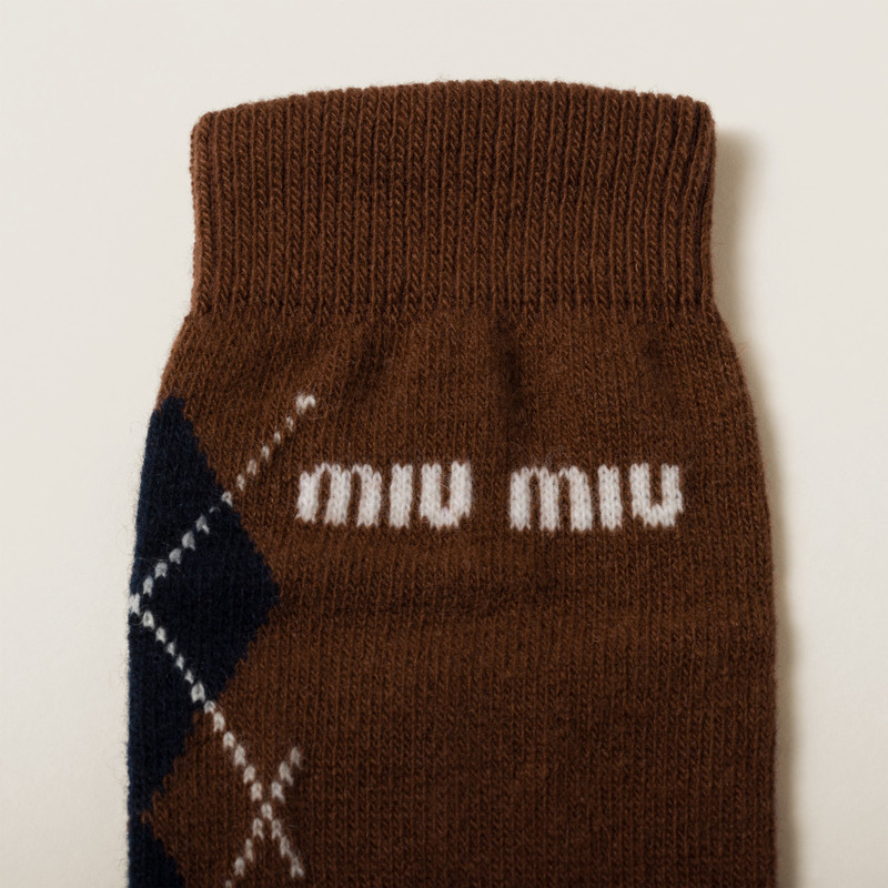 Miu Miu Wool and cashmere socks outlook