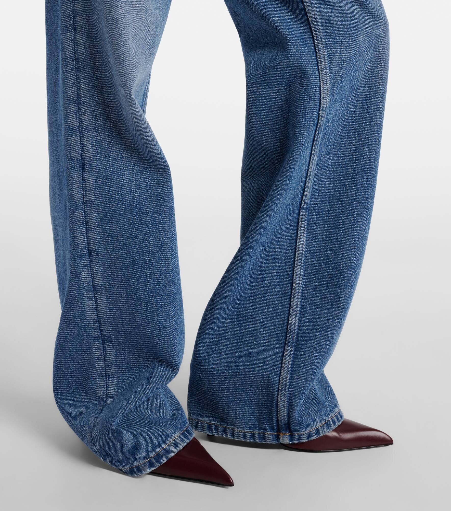 High-rise wide-leg jeans - 5