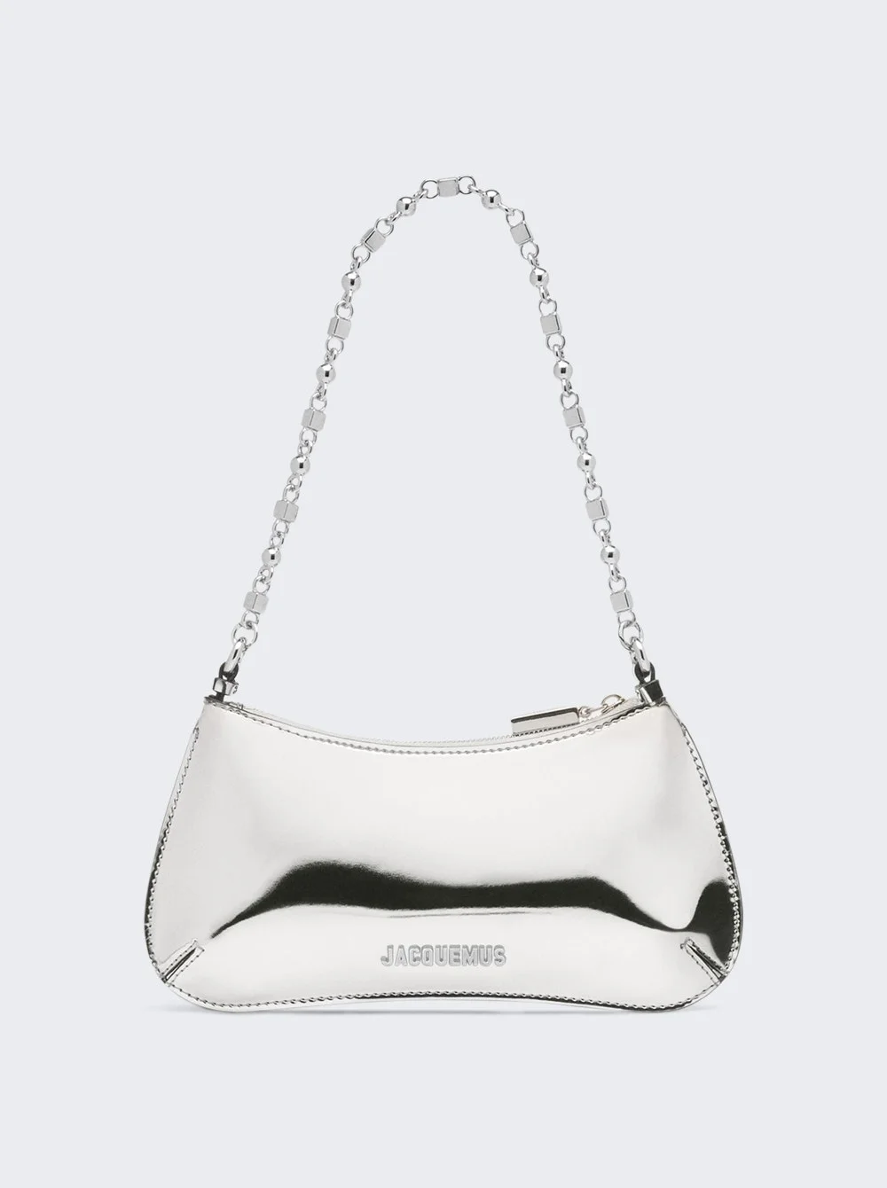 Le Petit Bisou Chaine Shoulder Bag Silver - 1