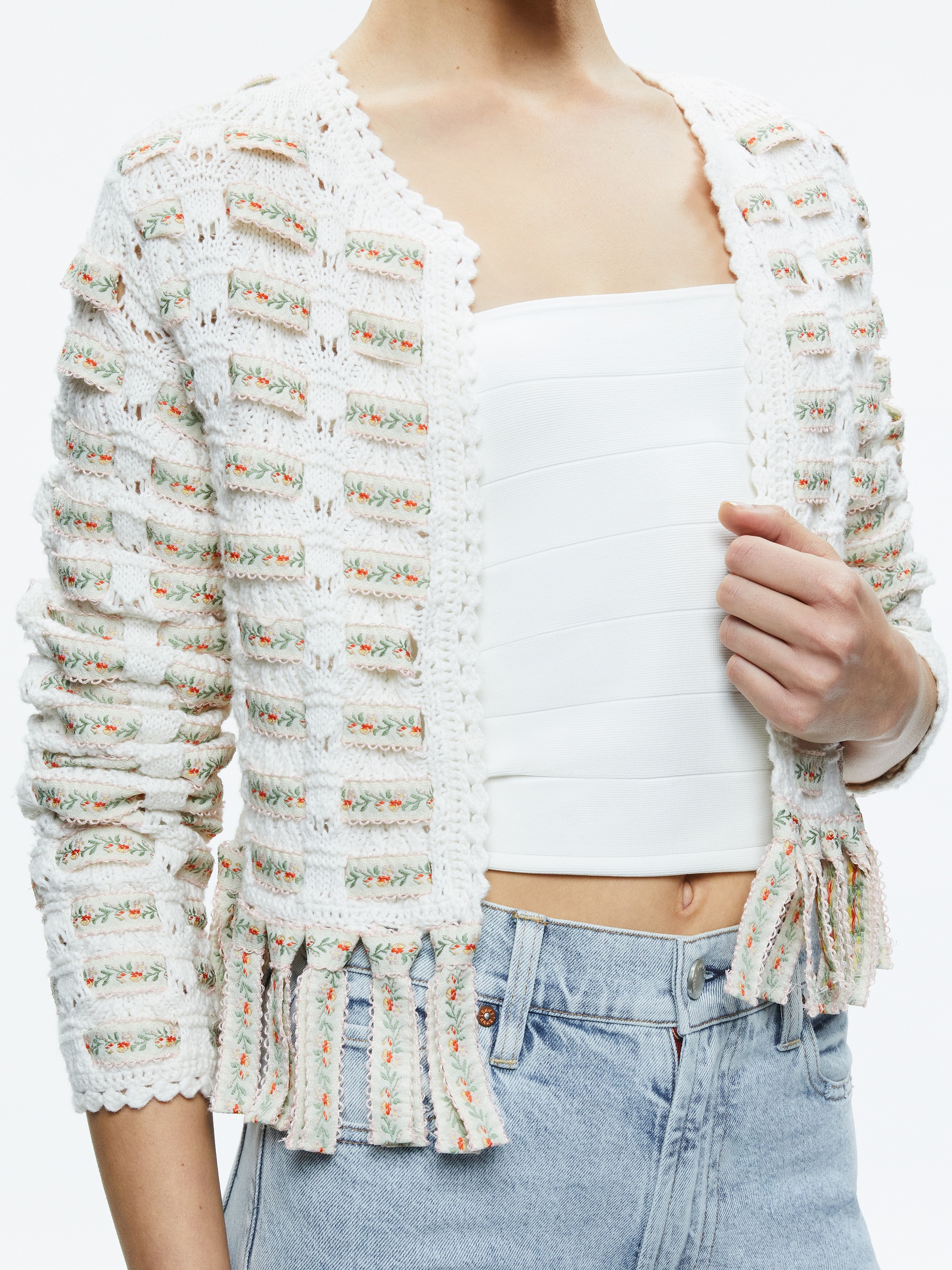 TAWNA RIBBON CARDIGAN - 5