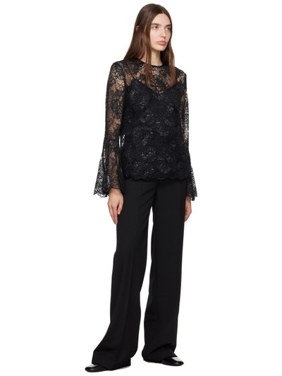 FRAME Black Relaxed Trousers outlook