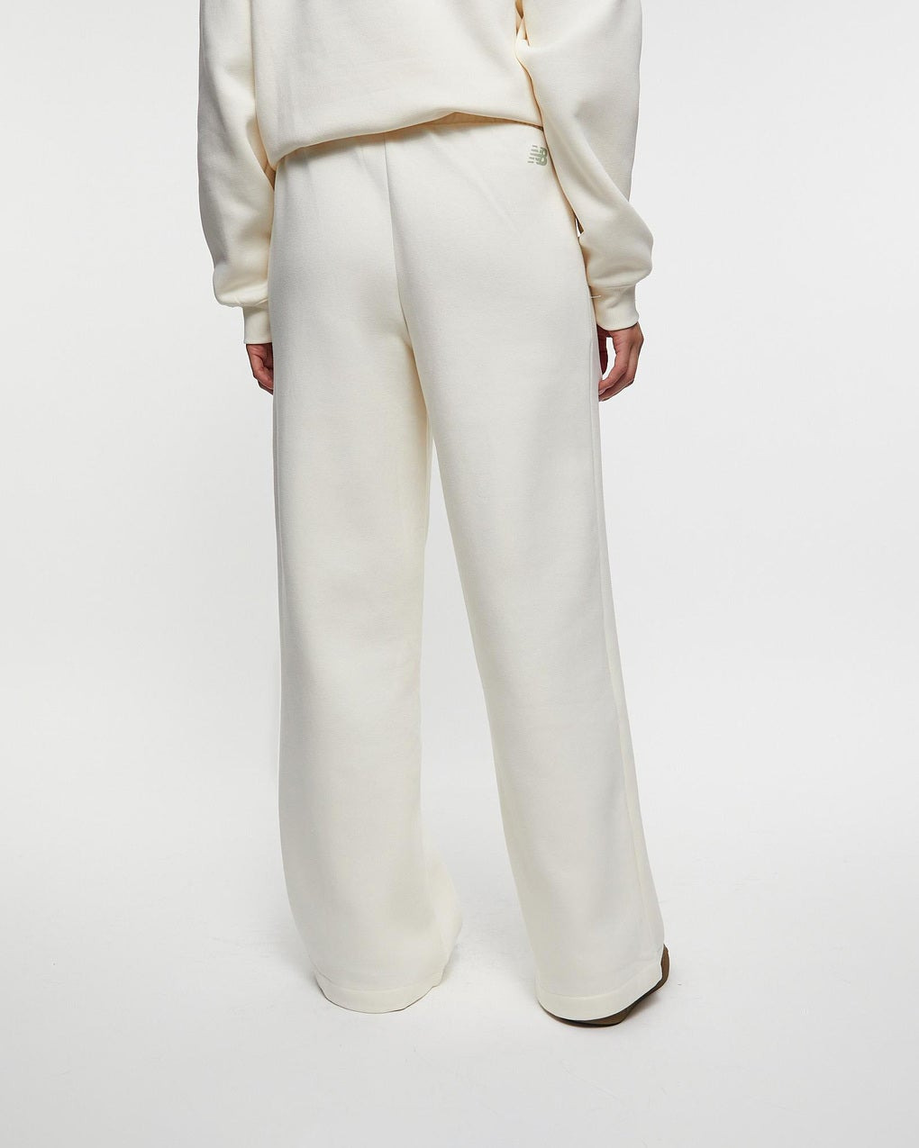 Trousers Linear Heritage Fleece Wide Leg White - 3