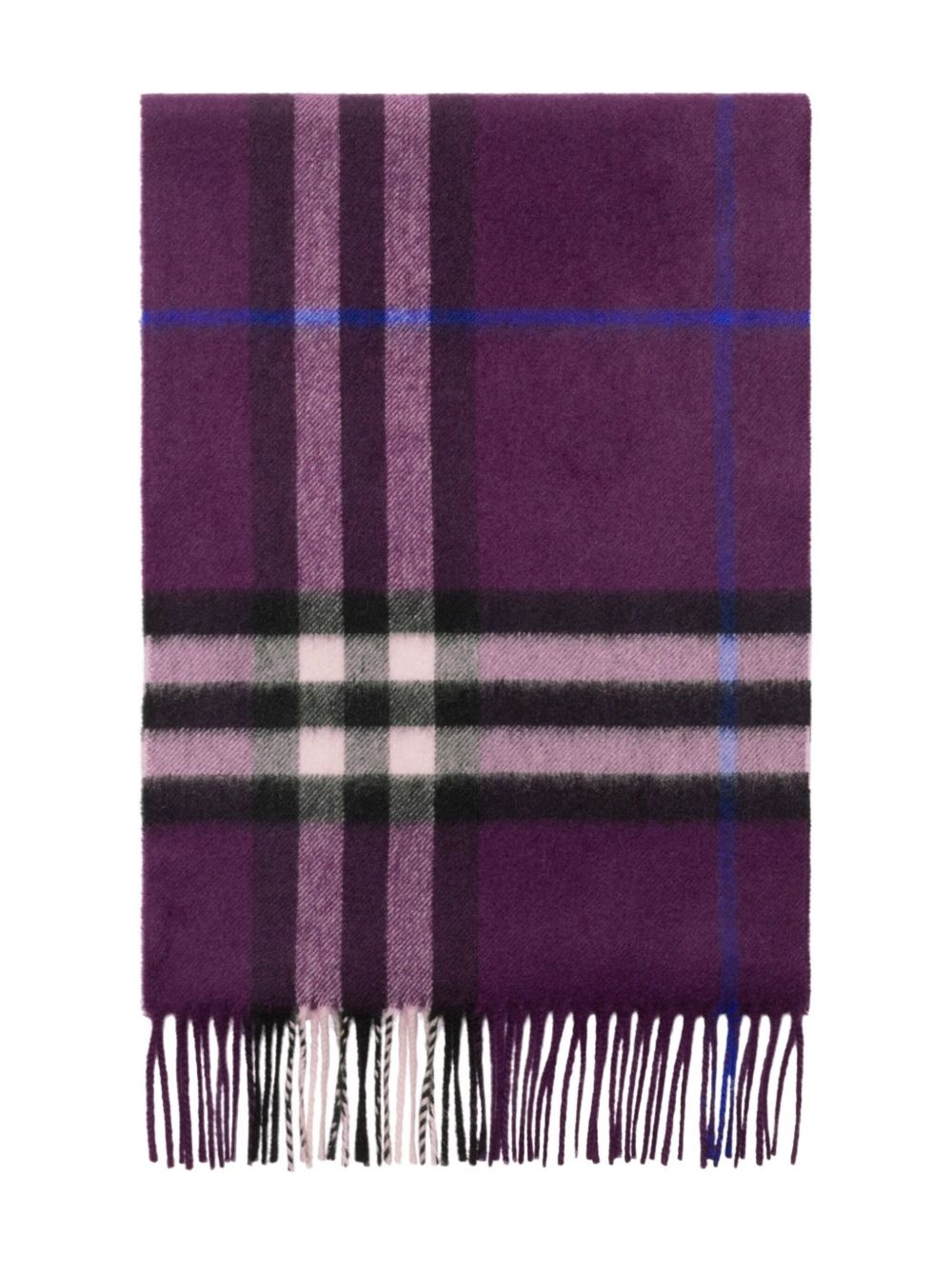 checked cashmere scarf - 2