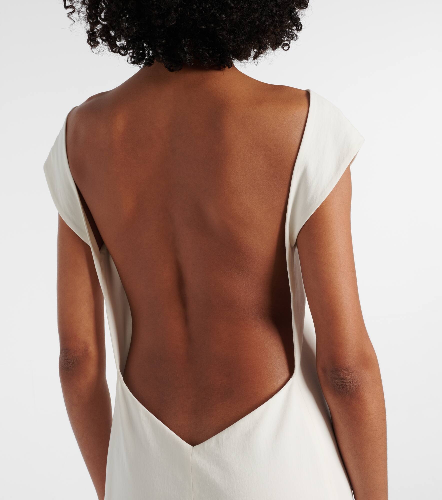 Ayame open-back cotton maxi dress - 5