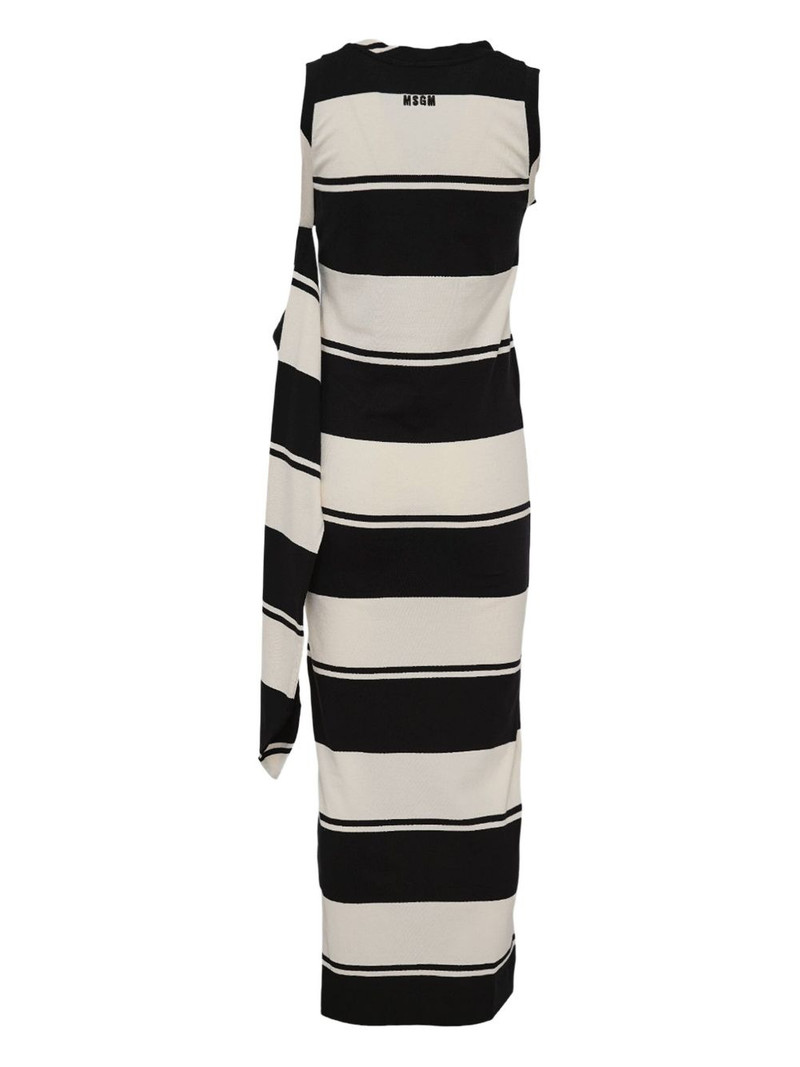 MSGM striped maxi dress outlook