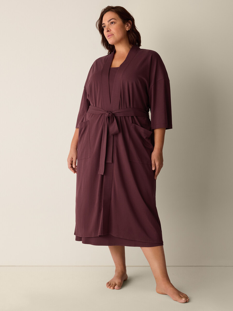 Organic Cotton Interlock Sleep Robe 6