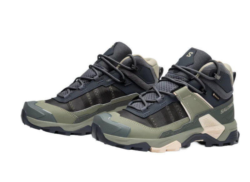 SALOMON Salomon X Ultra 5 Mid GTX 'Green Dark Grey' 477546 outlook