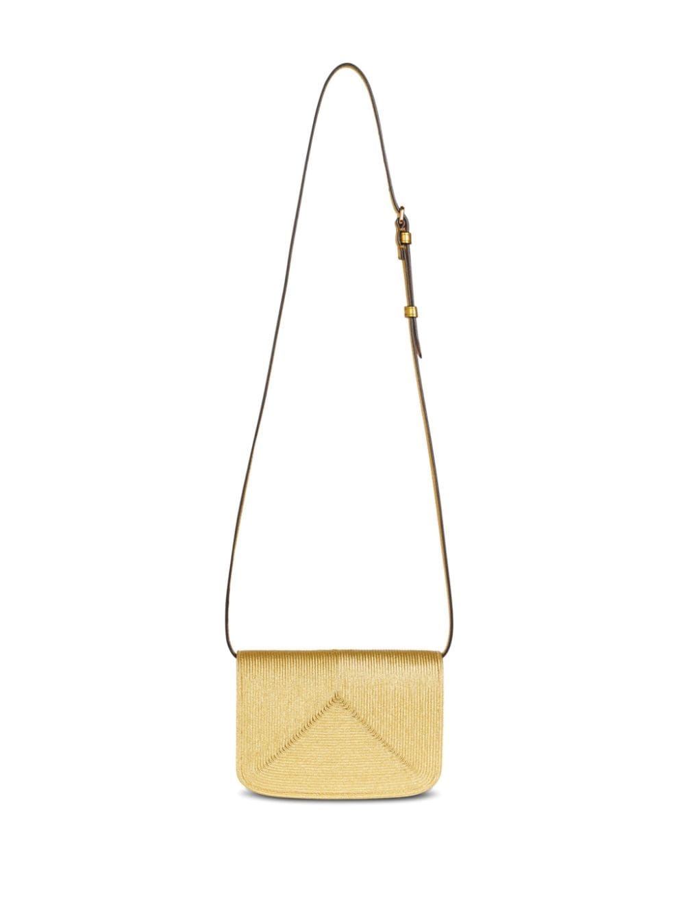 metallic-effect cross body bag - 2