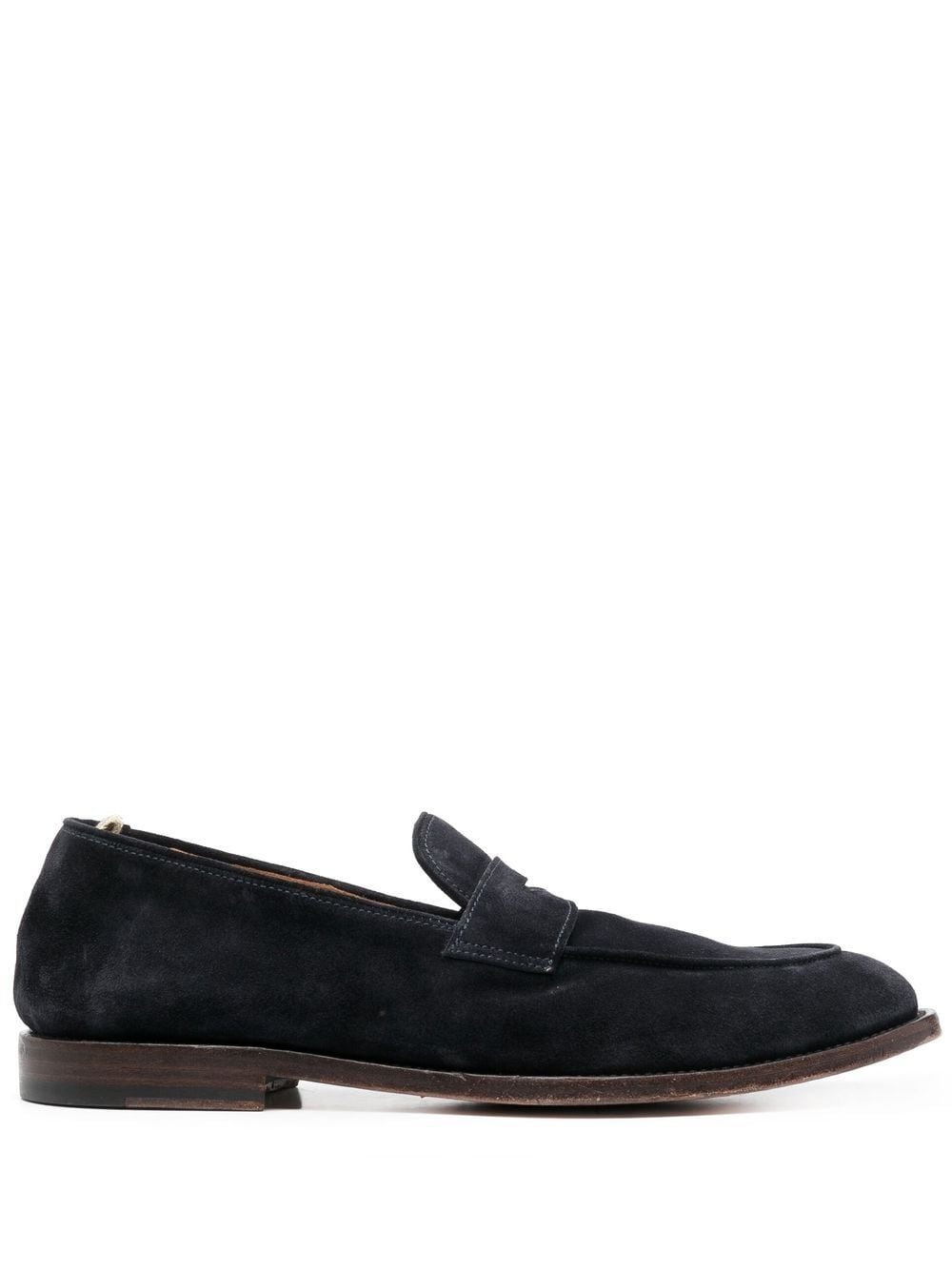 suede penny loafers - 1