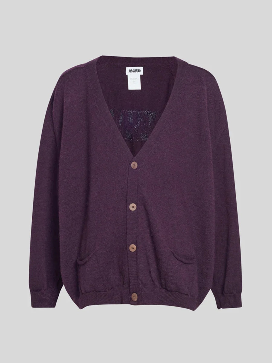 Grampa Cardigan Purple - 1