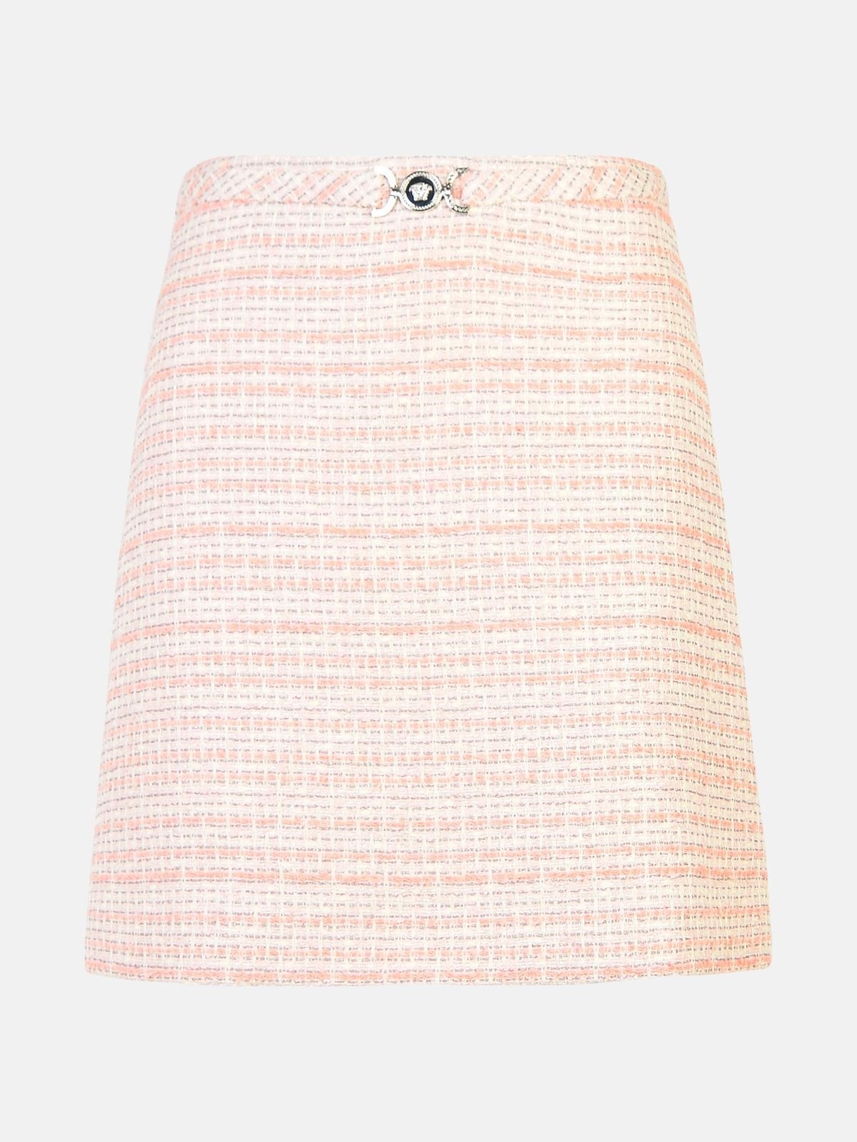 PINK RIBBED BLEND SKIRT - 1