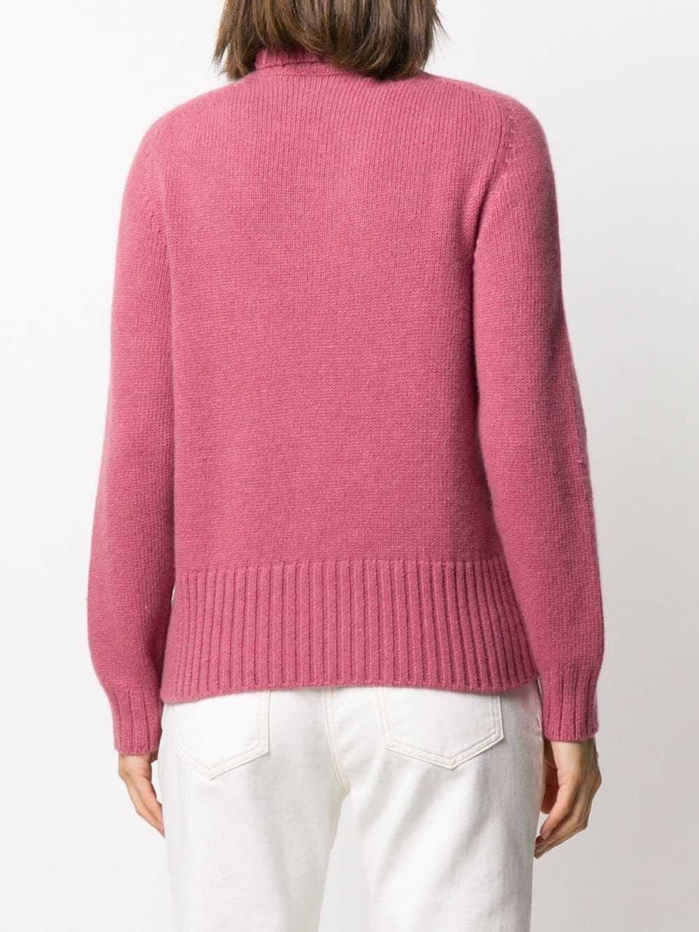 plain roll-neck jumper  - 4