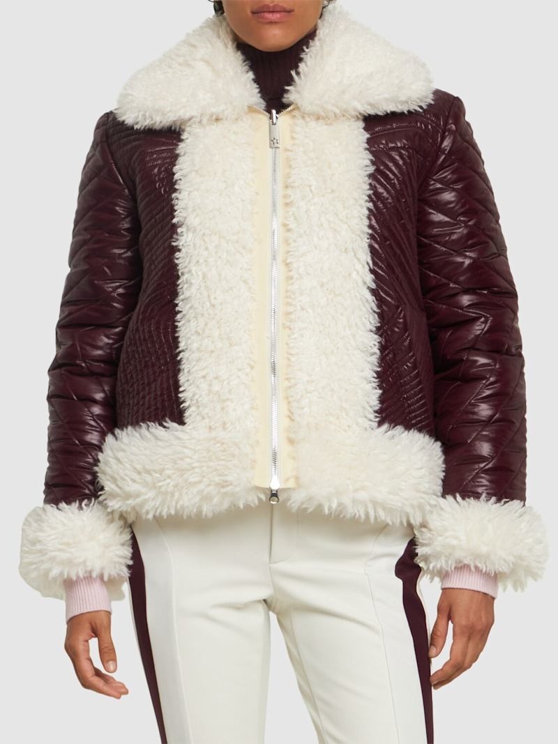 Luna reversible shearling jacket - 3