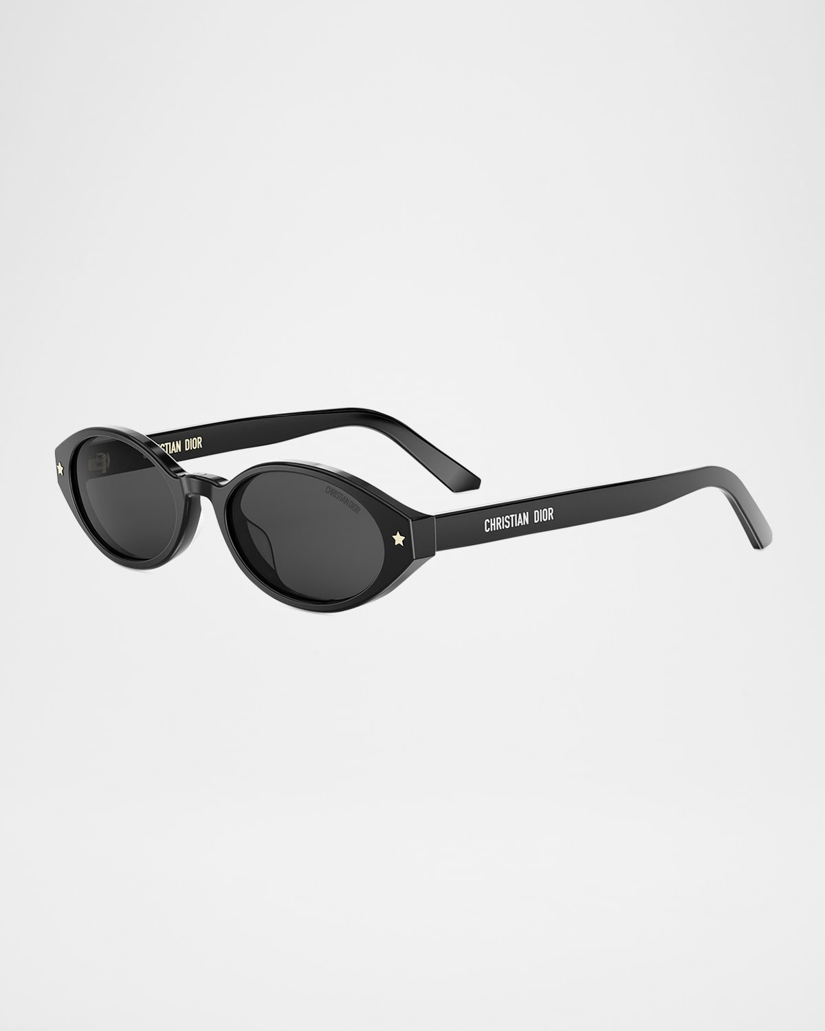 DiorPacific R1I Logo-Print Oval Sunglasses - 3