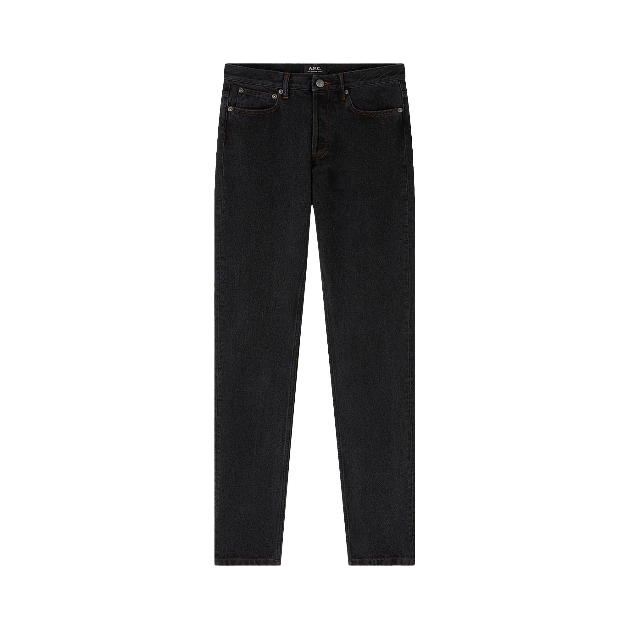 A.P.C. Petit New Standard Slim Fit Jeans 'Washed Black' - 1