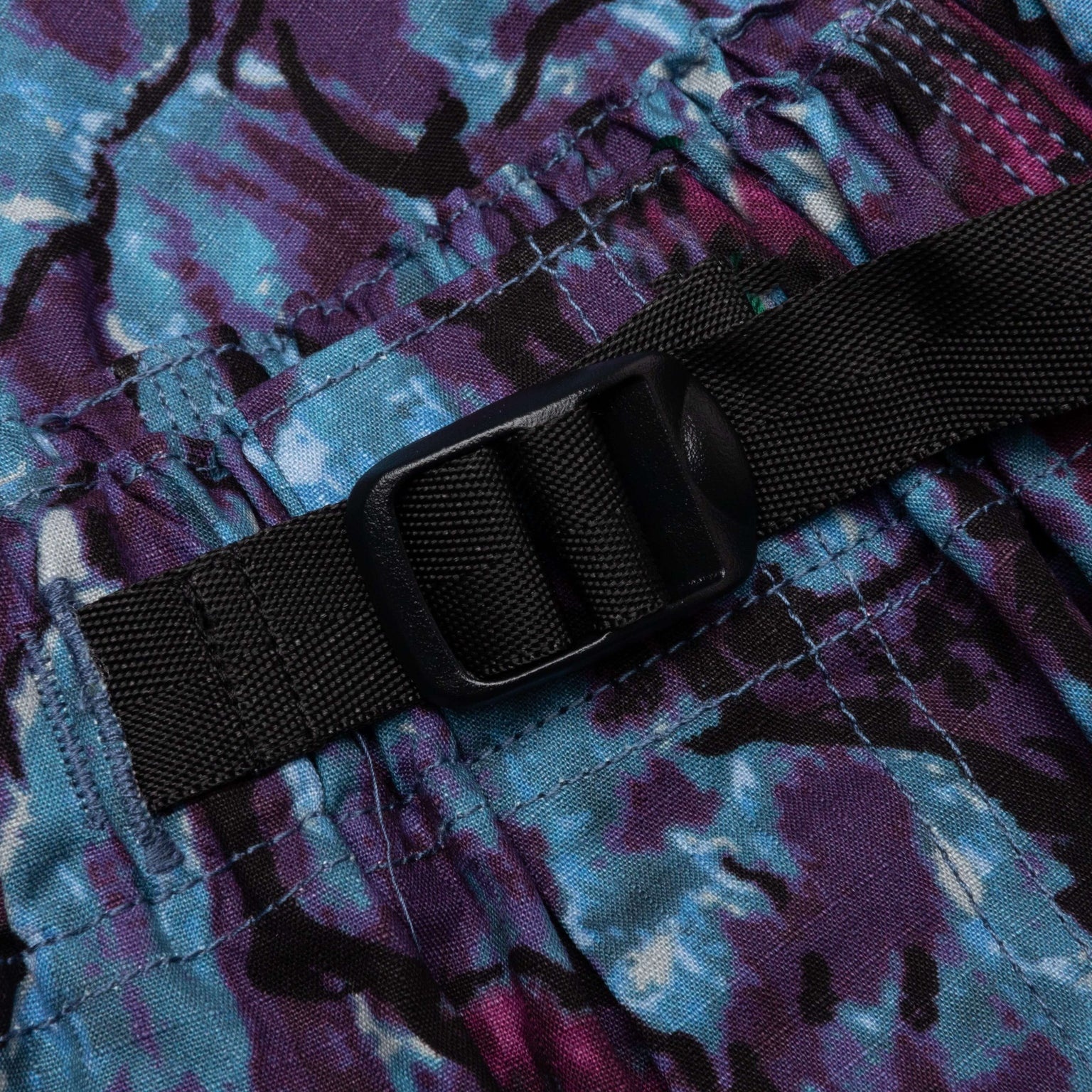 BELTED C/S SHORT COTTON RIPSTOP PRINTED - HORN CAMO - 3