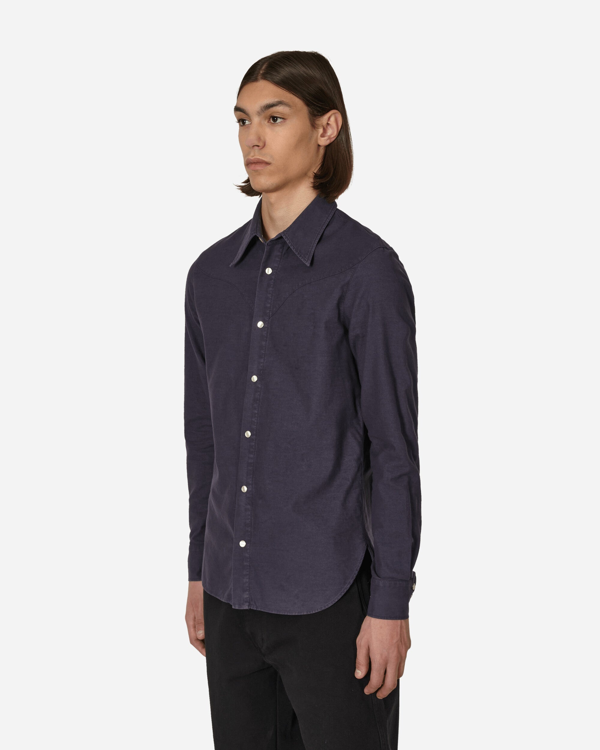 Fitted Western Shirt Blue - 2