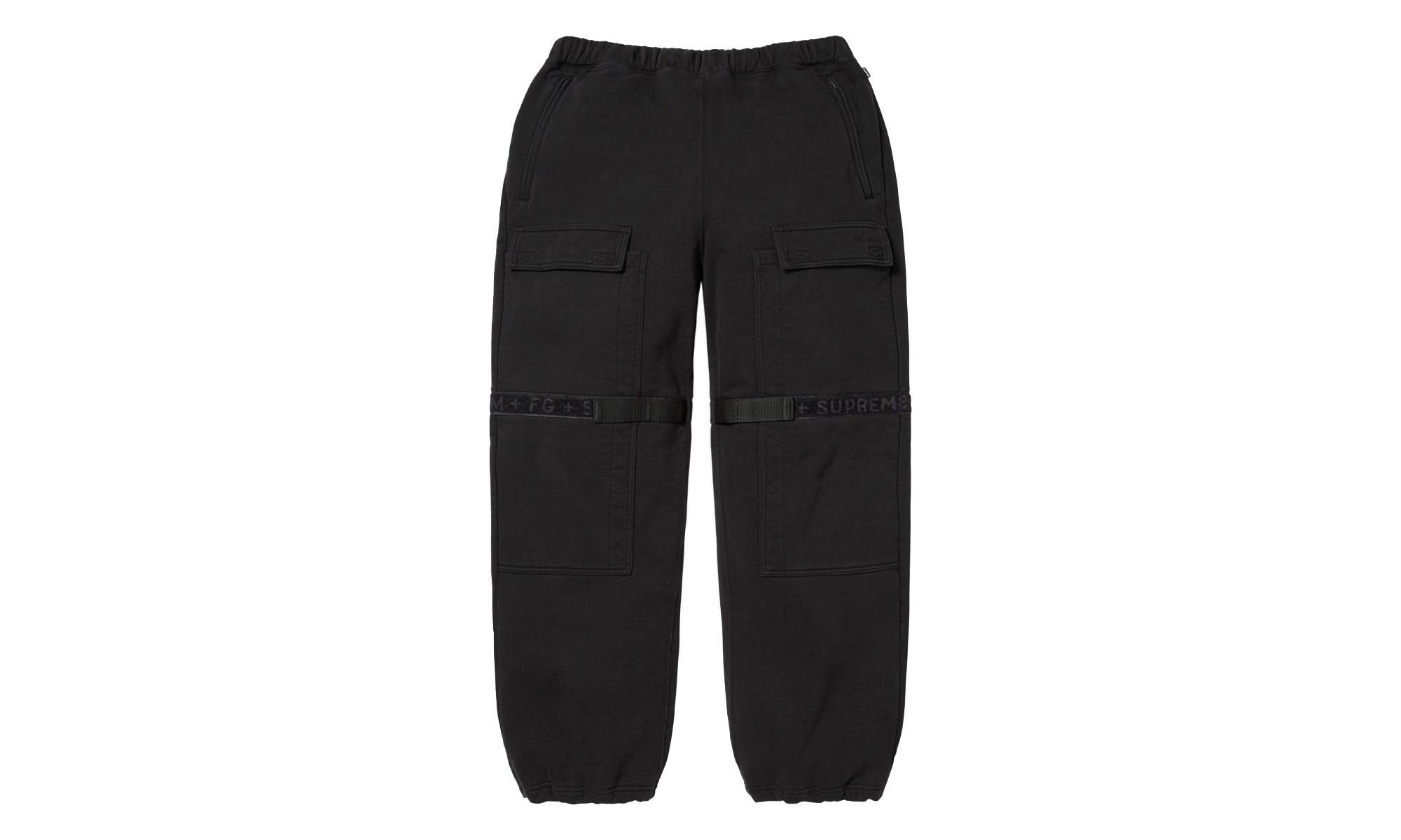 Marithé+François Girbaud Shuttle Tape Sweatpants "SS25 - Black" - 1