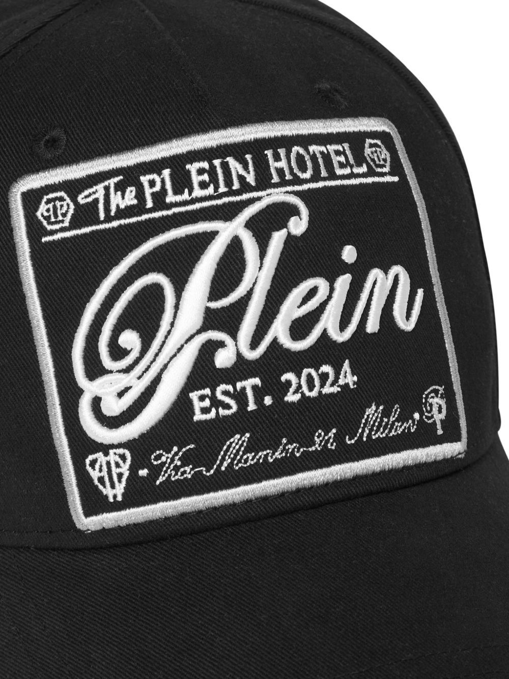 embroidered-logo baseball cap - 3