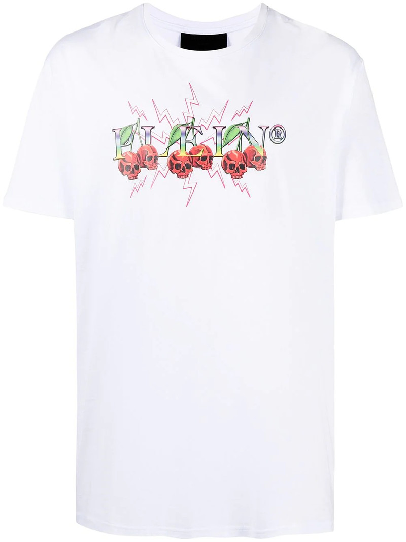 cherries logo-print T-shirt 1