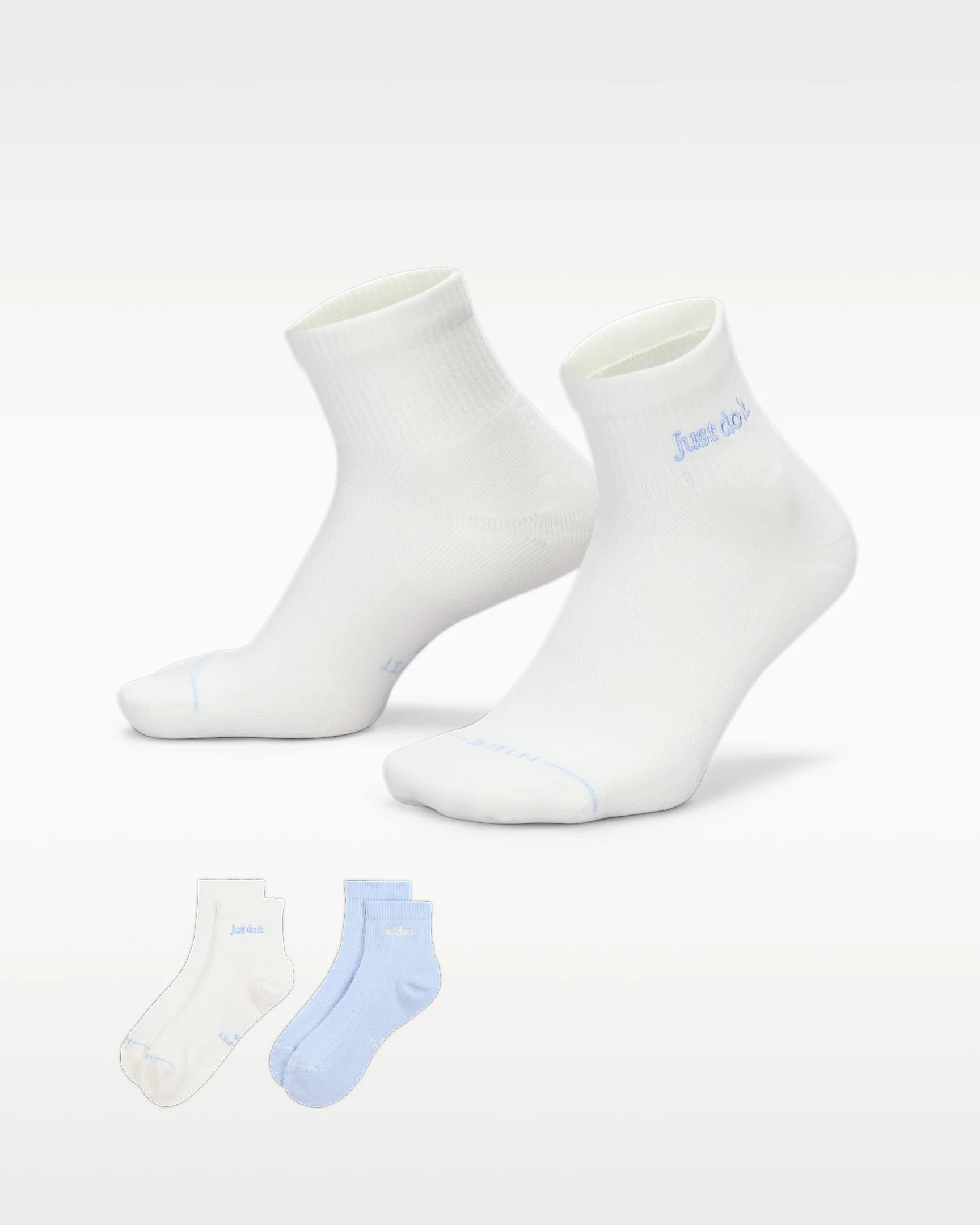 Nike Everyday Elevated Ankle Socks (2 Pairs) - 1