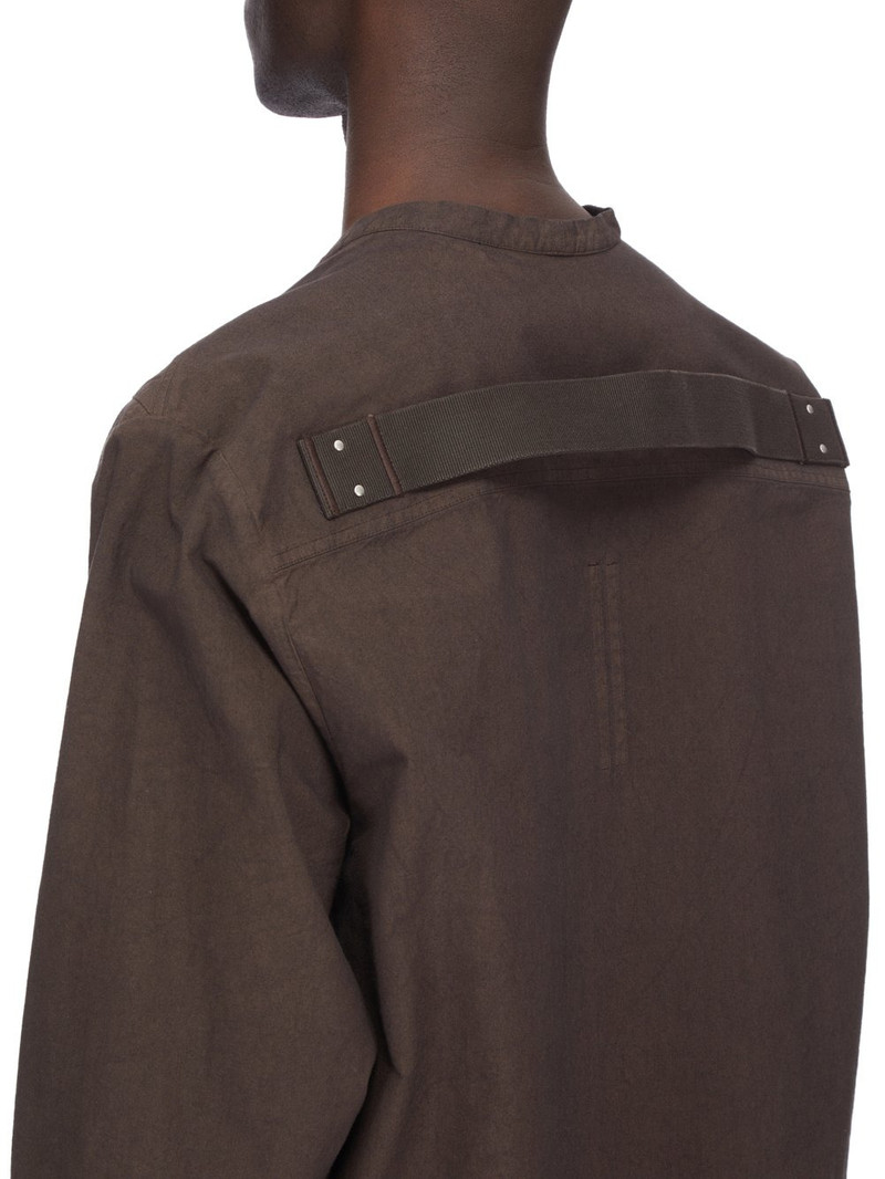 button-fastening cotton shirt 5