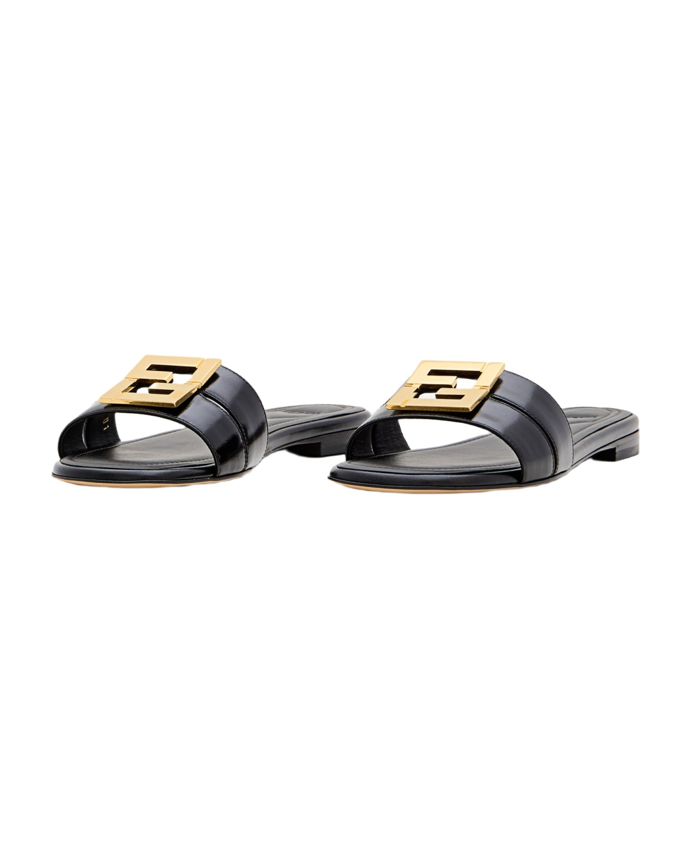 Leather Flat Sandals - 1