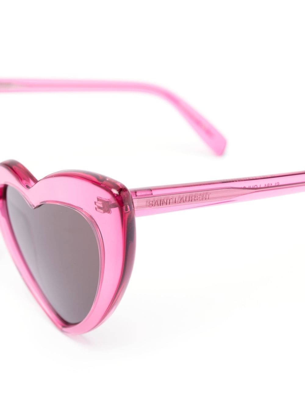 heart-frame tinted sunglasses - 3