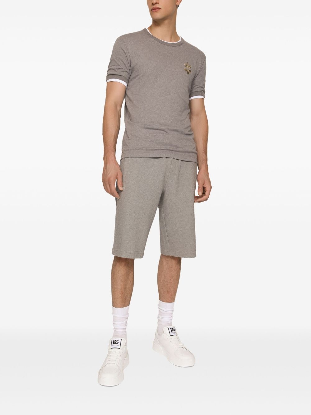 cotton-blend shorts - 3