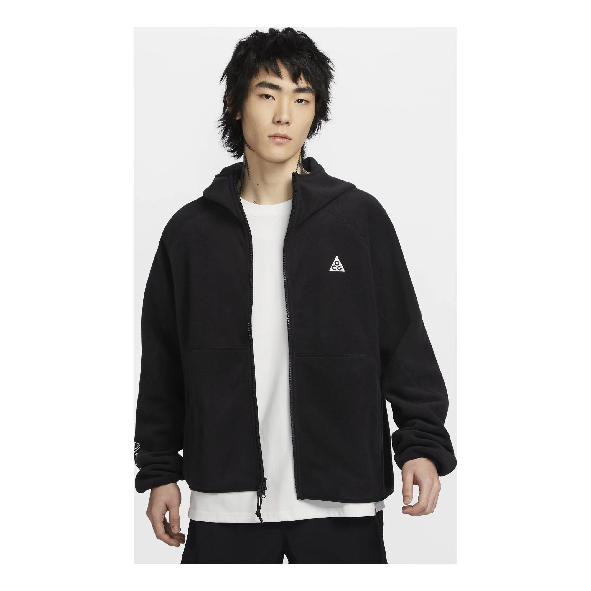 Nike ACG Wolf Tree Full-Zip Hooded Jacket Asia Sizing 'Black' HJ2461-010 - 1