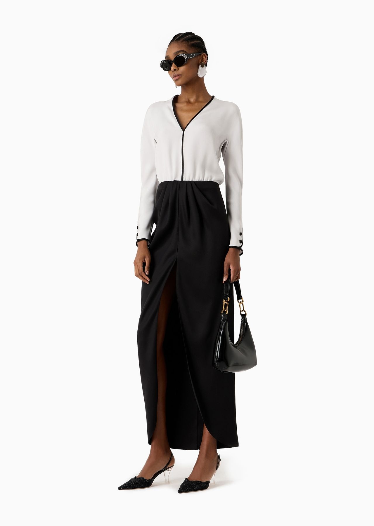 Silk midi dress - 4